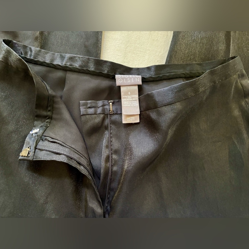 Sigrid Olsen silk pants slacks, lined